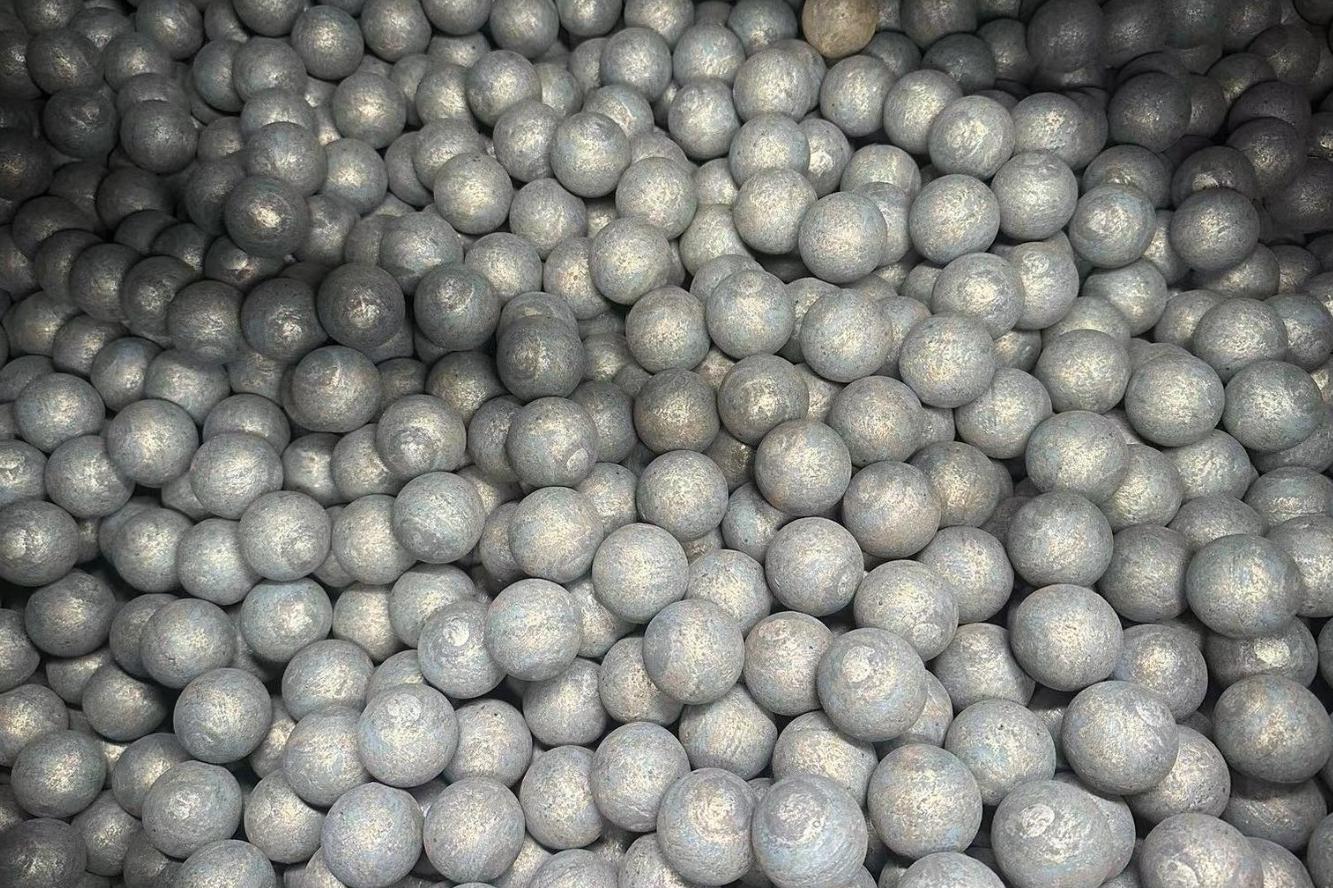 Bola de molienda de acero para mina de cobre, hierro, plata y oro