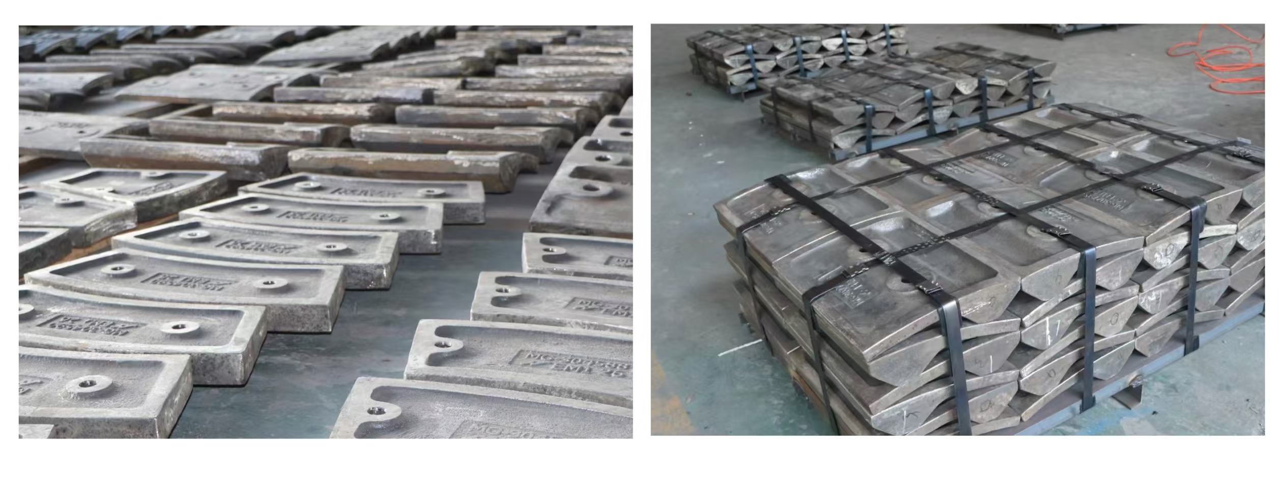 Placa de revestimiento de desgaste de molino de bolas Placa de revestimiento de desgaste de molino de bolas