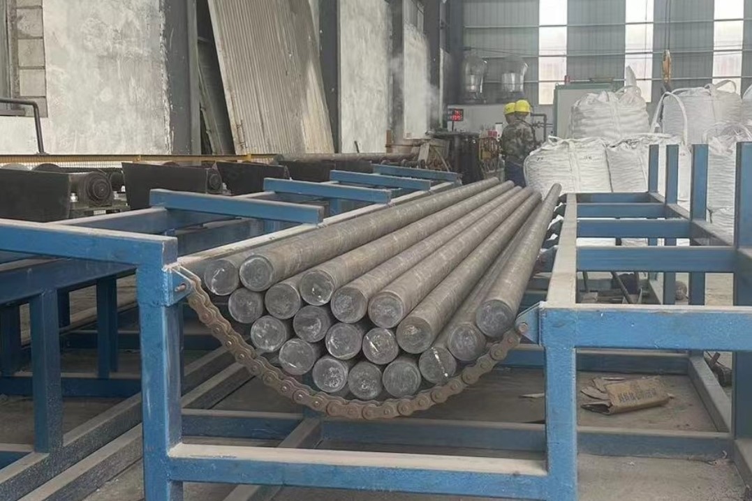 Varillas de acero para minería