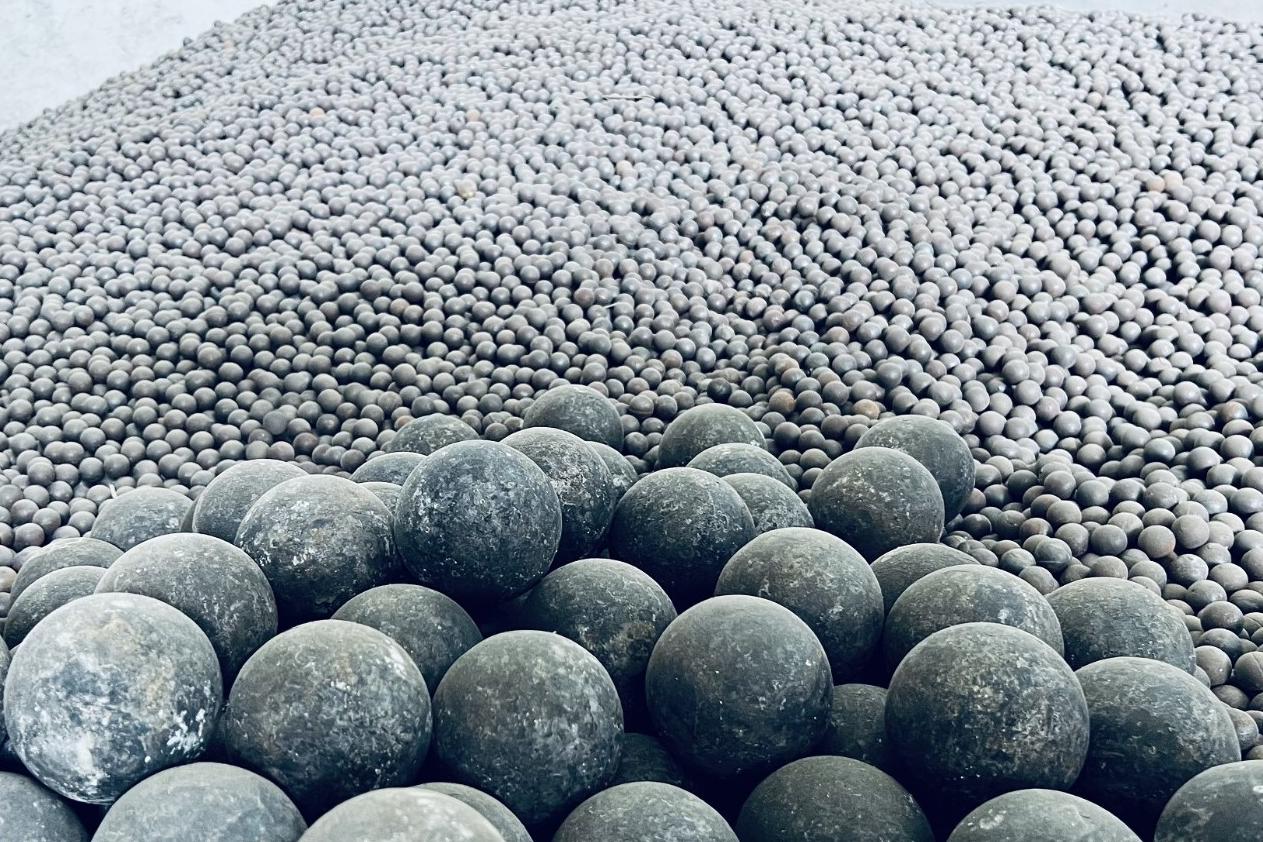 Горячекатаный/кованый стальной шарик для сухого и мокрого шлифования