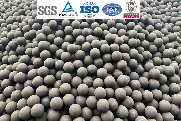 Billes de broyage en acier forgé pour usine de traitement de minerai