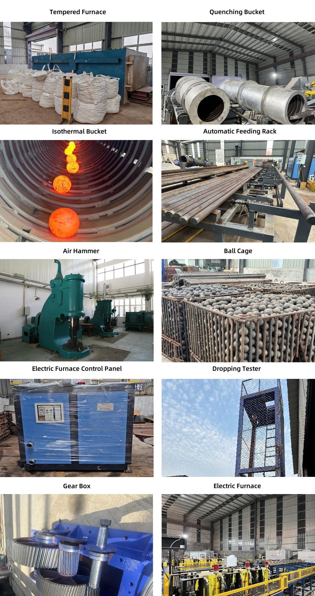 Equipo de producción de bolas de acero