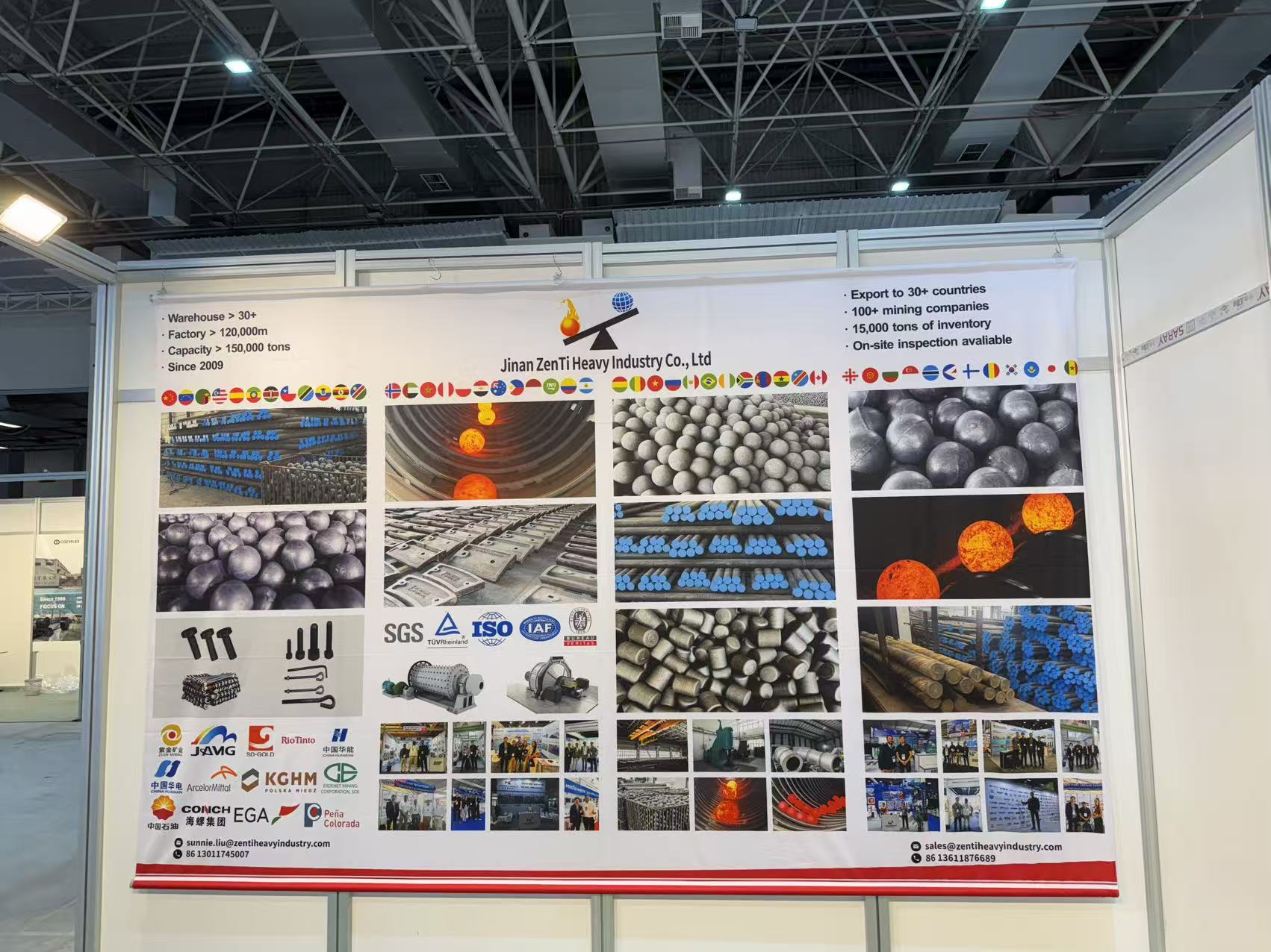 Jinan Zenti Heavy Industry en la feria minera MINEX, Izmir, Turqu铆a Jinan Zenti Heavy Industry en la feria minera MINEX, Izmir, Turqu铆a