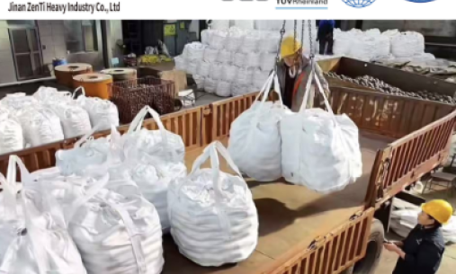Jinan ZenTi Heavy Industry Successfully Ships New Batch of Grinding Media Products