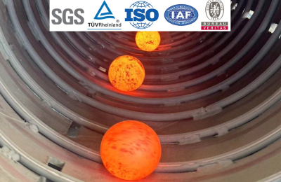 Bola de molienda laminada en caliente/forjada para cobre, oro, hierro y plata