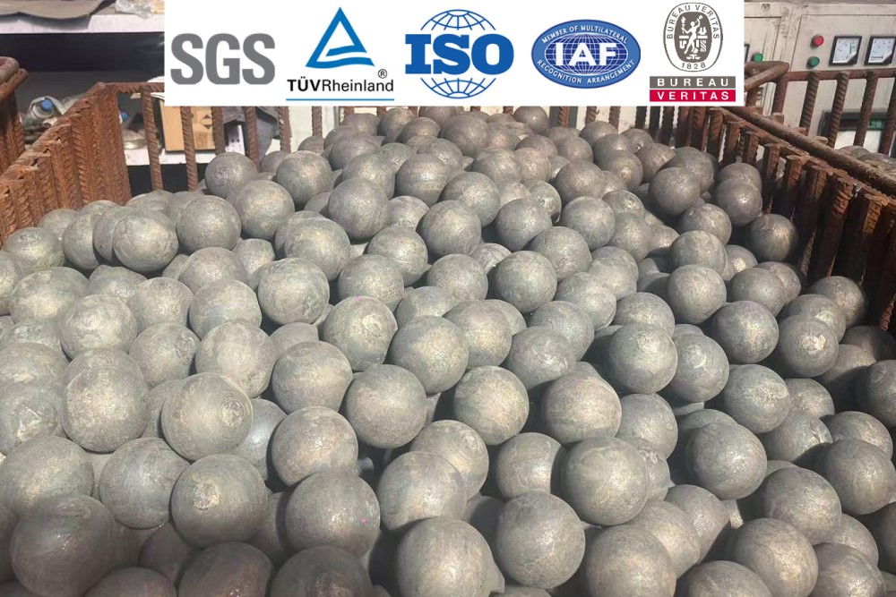 Мелющие стальные шары различного диаметра