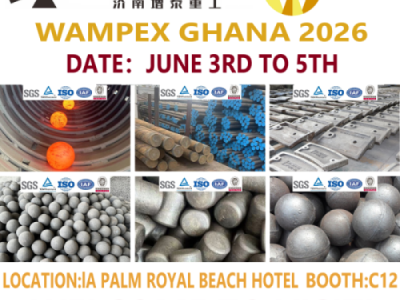 Jinan ZenTi expondrá en la feria minera WAMPEX Ghana 2026.